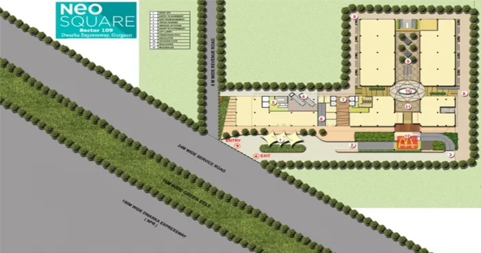 neo-square-master-plan-sector-109-dwarka-expressway food court